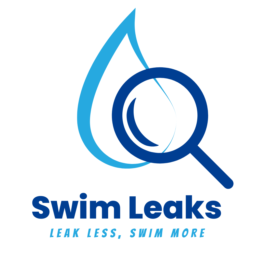 Swim Leaks pool leak detection, Knoxville Tennessee, Logo